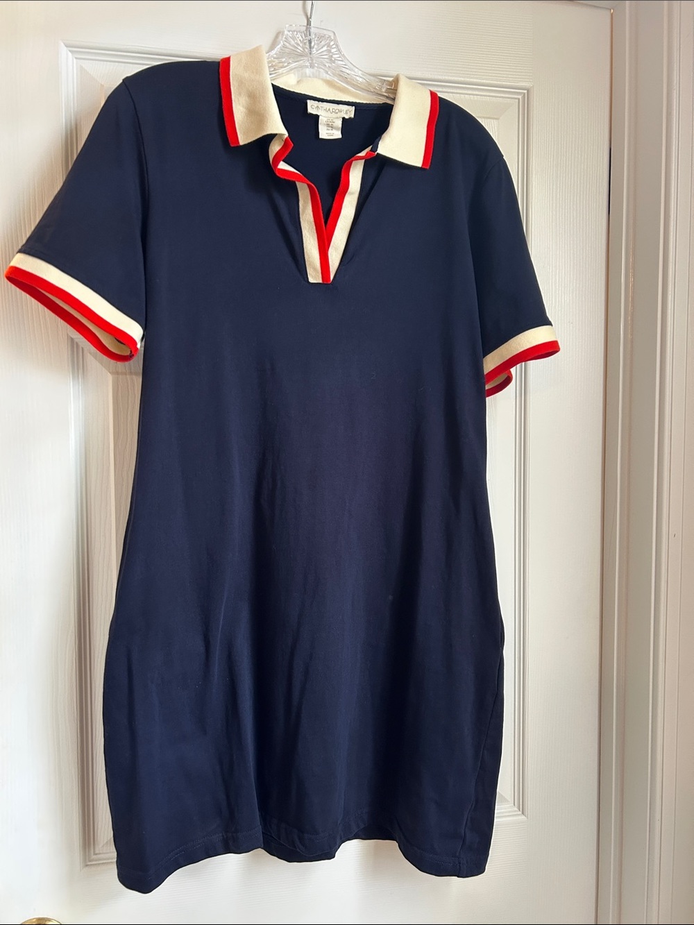 Cynthia Rowley navy dress-Sz M
